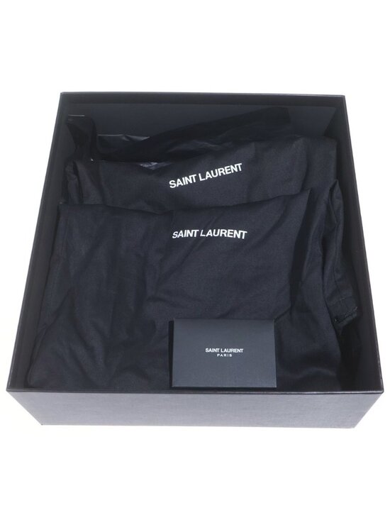 Saint Laurent Paris Classic Eddie Chelsea Boots Side Gore Leather Shoes Black main image 5